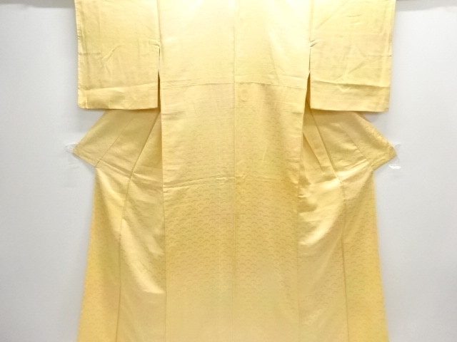 JAPANESE KIMONO / TSUKESAGE IROMUJI / WOVEN SEIGAIHA